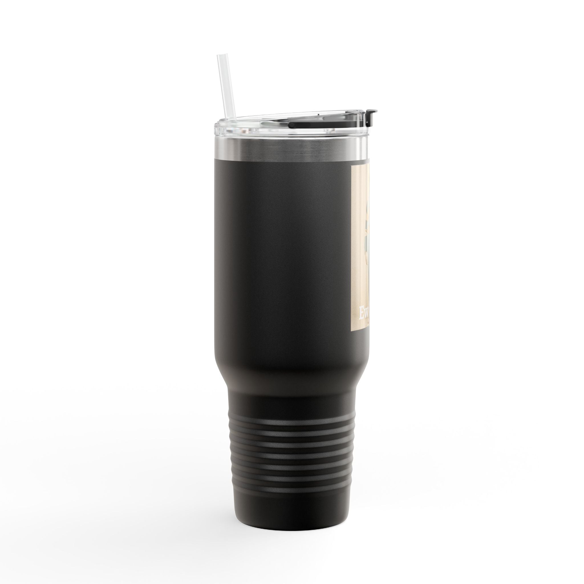 Ew David! Insulated Travel Mug, 40oz - Funny Coffee Cup, Gift for Friends, Personalized Beverage Tumbler, Travel Mug for Home & Office