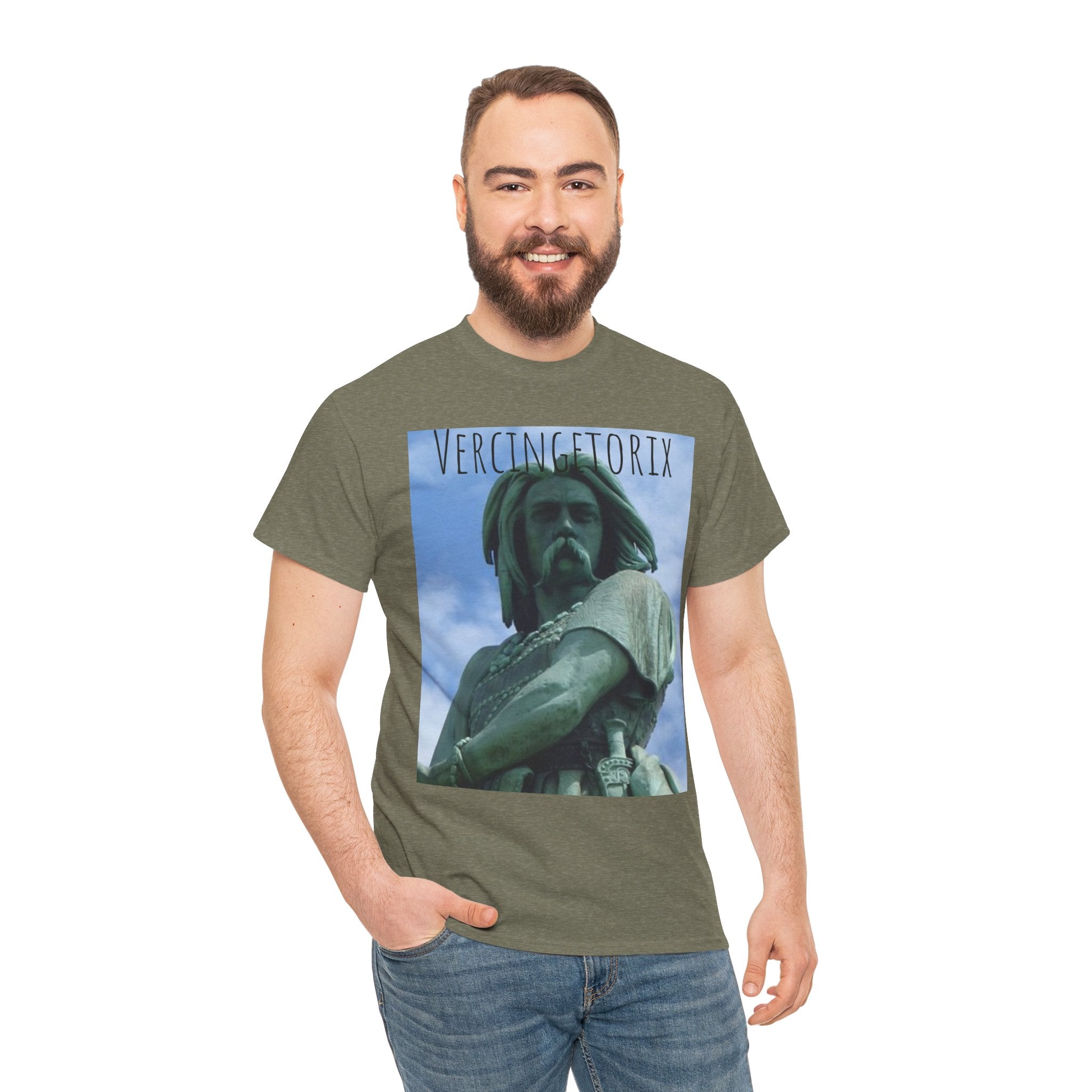 Vercingetorix 'Make France Gaul Again' T-shirt, History Lover Shirt, Cool Casual Wear, Catchy Slogan on the Back