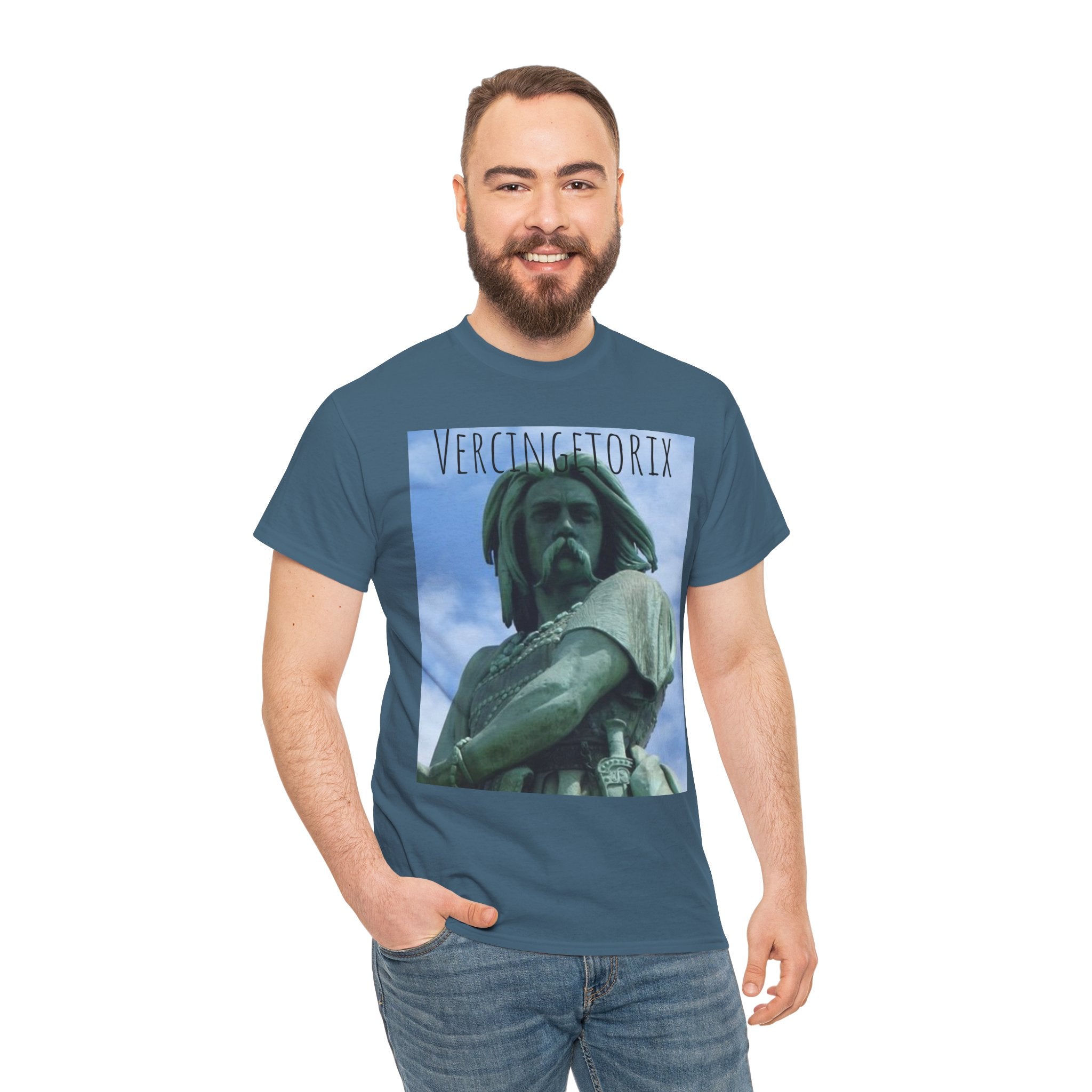 Vercingetorix 'Make France Gaul Again' T-shirt, History Lover Shirt, Cool Casual Wear, Catchy Slogan on the Back