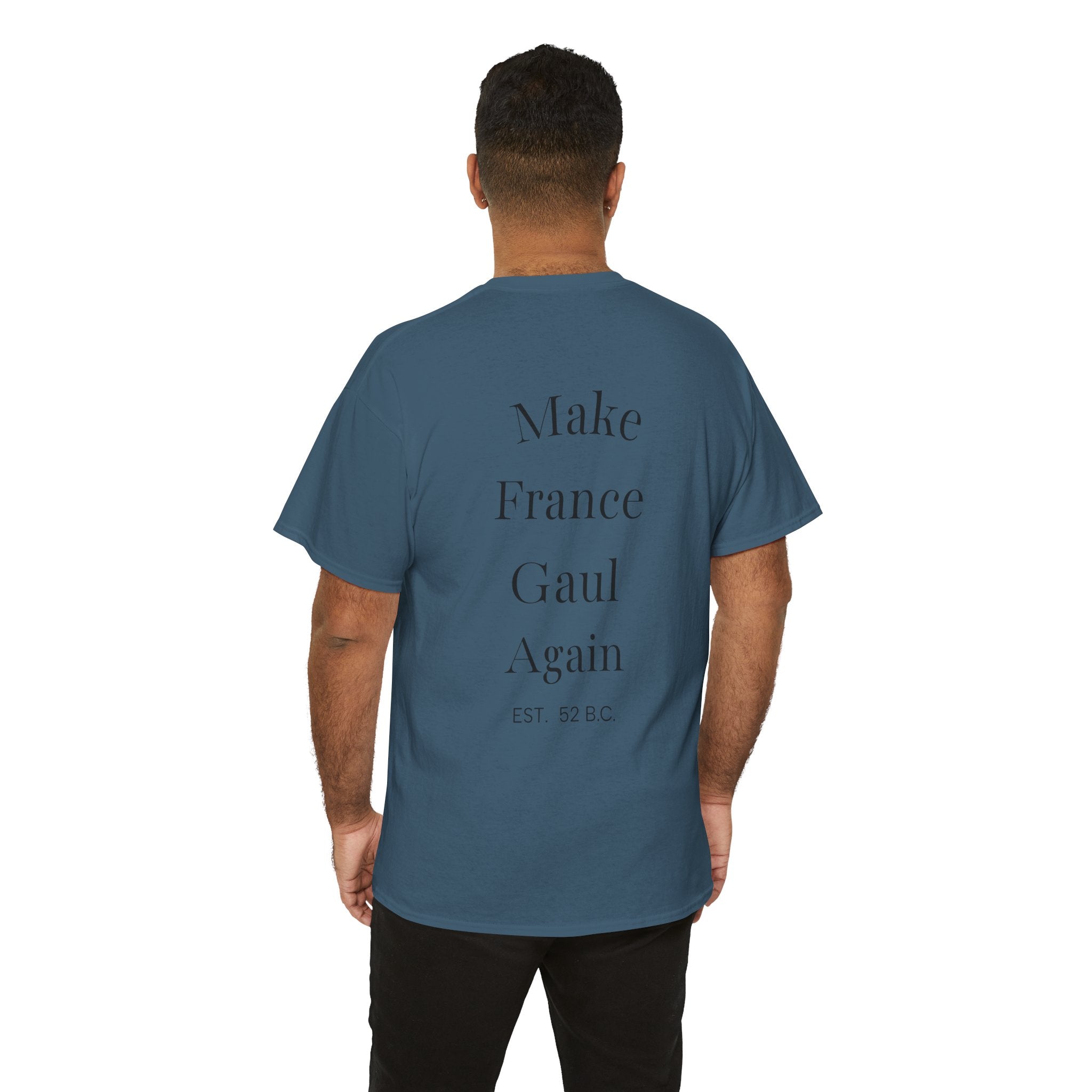 Vercingetorix 'Make France Gaul Again' T-shirt, History Lover Shirt, Cool Casual Wear, Catchy Slogan on the Back