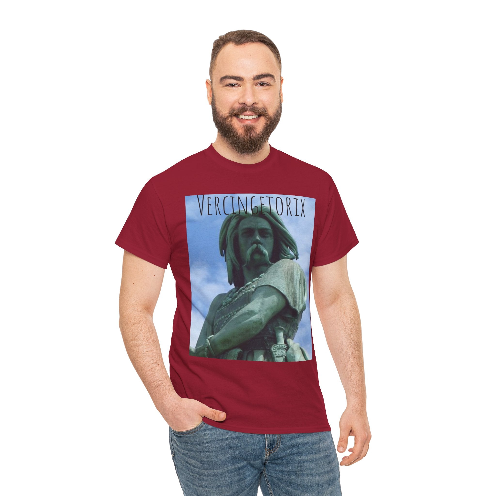 Vercingetorix 'Make France Gaul Again' T-shirt, History Lover Shirt, Cool Casual Wear, Catchy Slogan on the Back