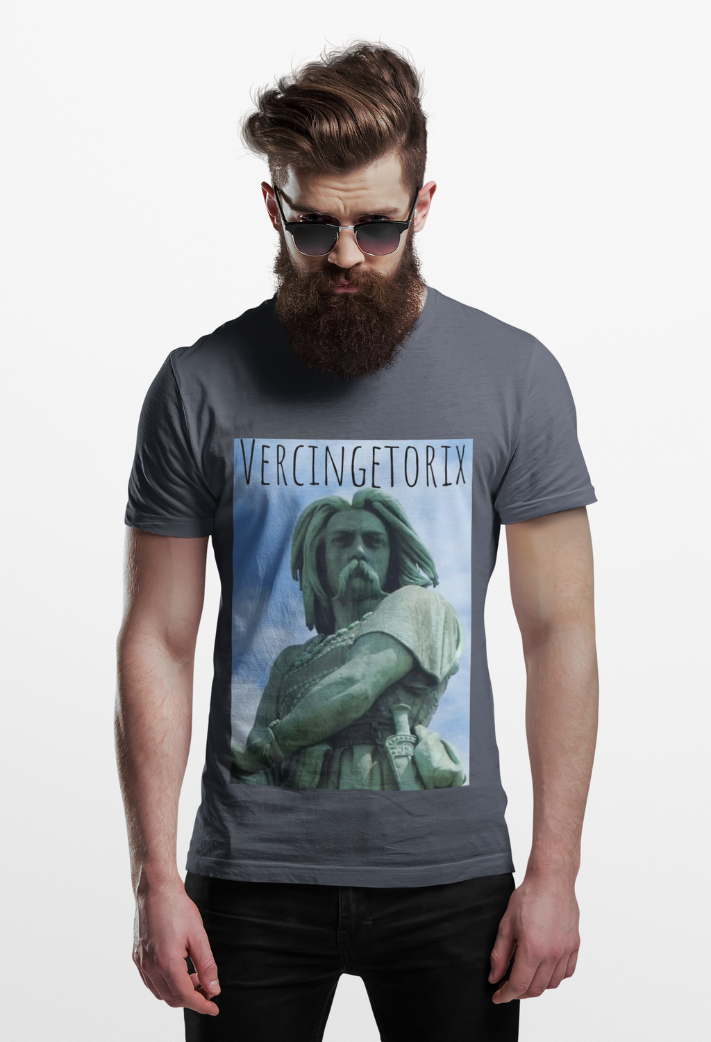 Vercingetorix 'Make France Gaul Again' T-shirt, History Lover Shirt, Cool Casual Wear, Catchy Slogan on the Back