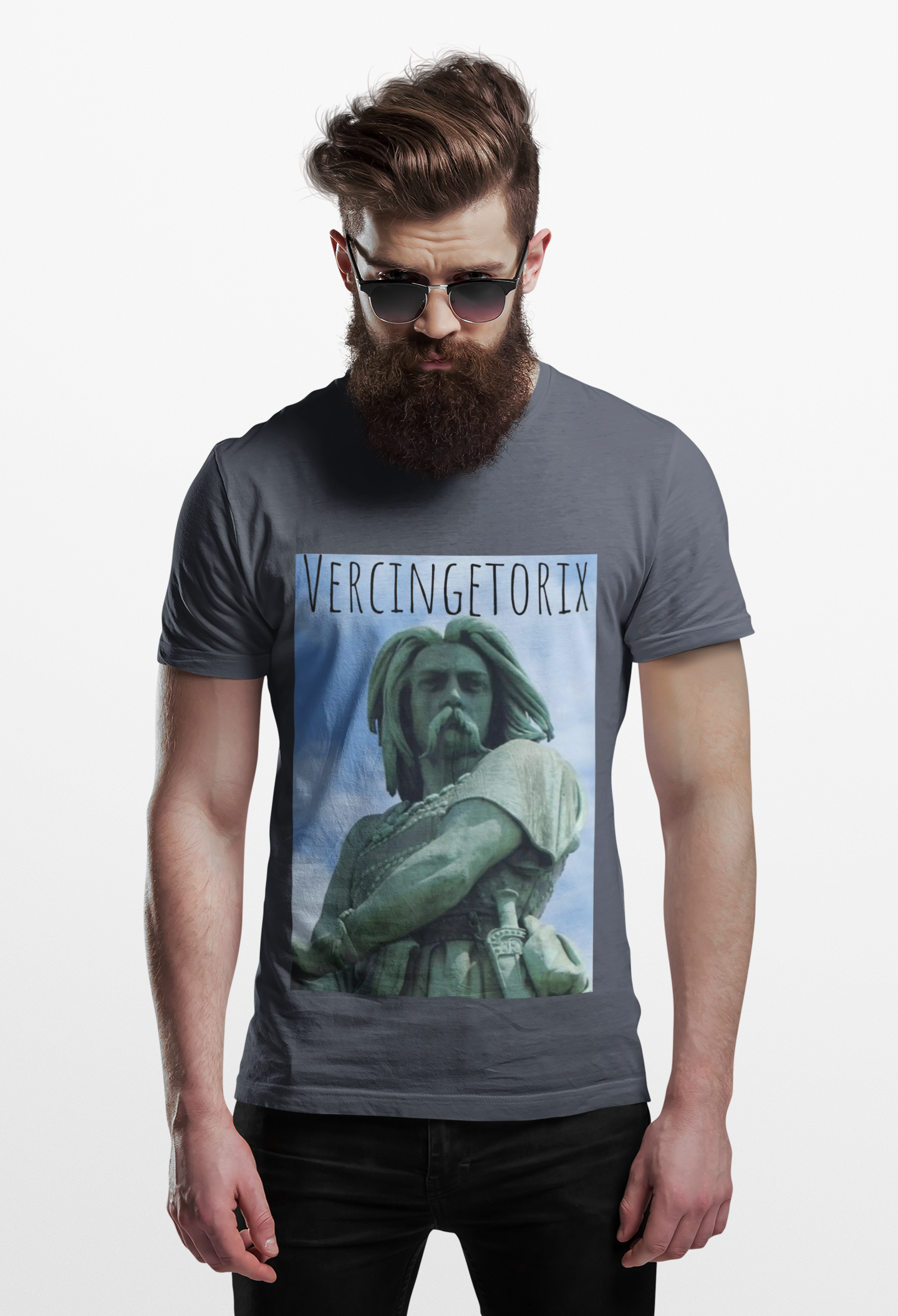Vercingetorix 'Make France Gaul Again' T-shirt, History Lover Shirt, Cool Casual Wear, Catchy Slogan on the Back