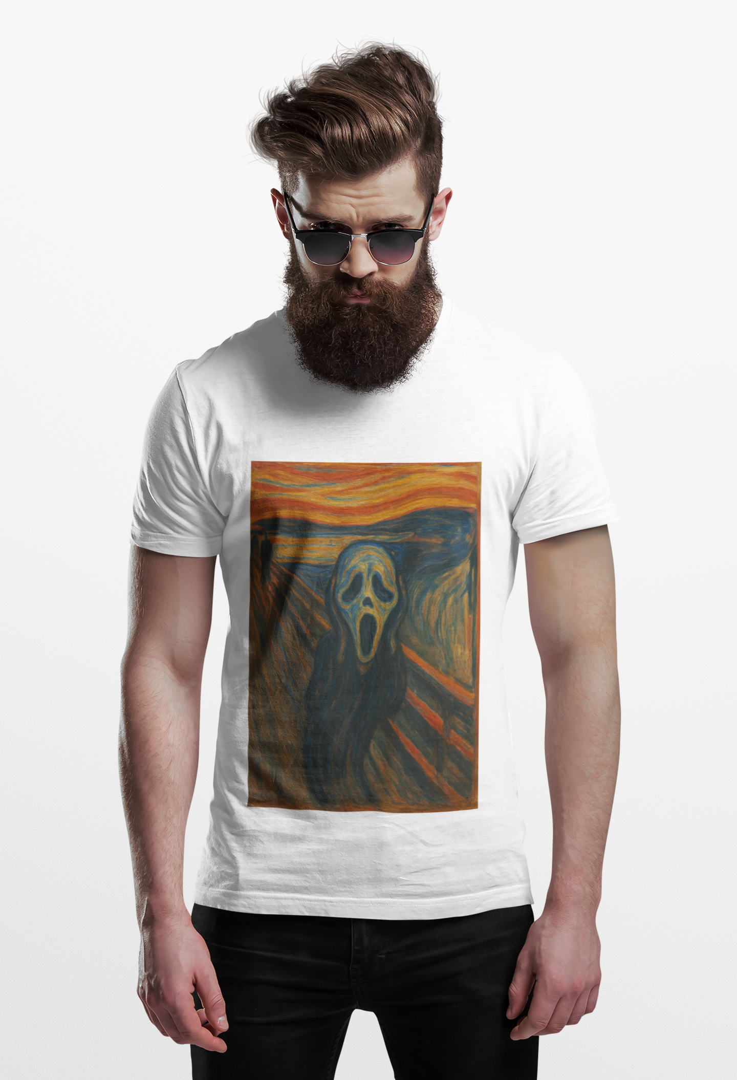 "Scream" Unisex Heavy Cotton Tee with Edvard Munch Inspired Design, Art T-Shirt, Vintage Aesthetic Tee, Gift for Art Lovers, Scream Shirt, [...]