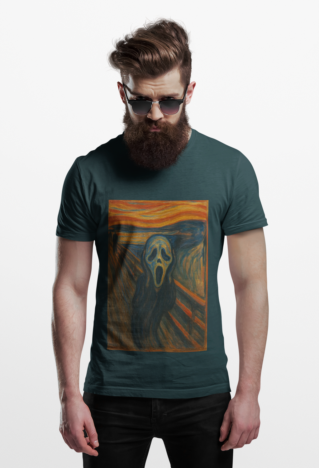 "Scream" Unisex Heavy Cotton Tee with Edvard Munch Inspired Design, Art T-Shirt, Vintage Aesthetic Tee, Gift for Art Lovers, Scream Shirt, [...]