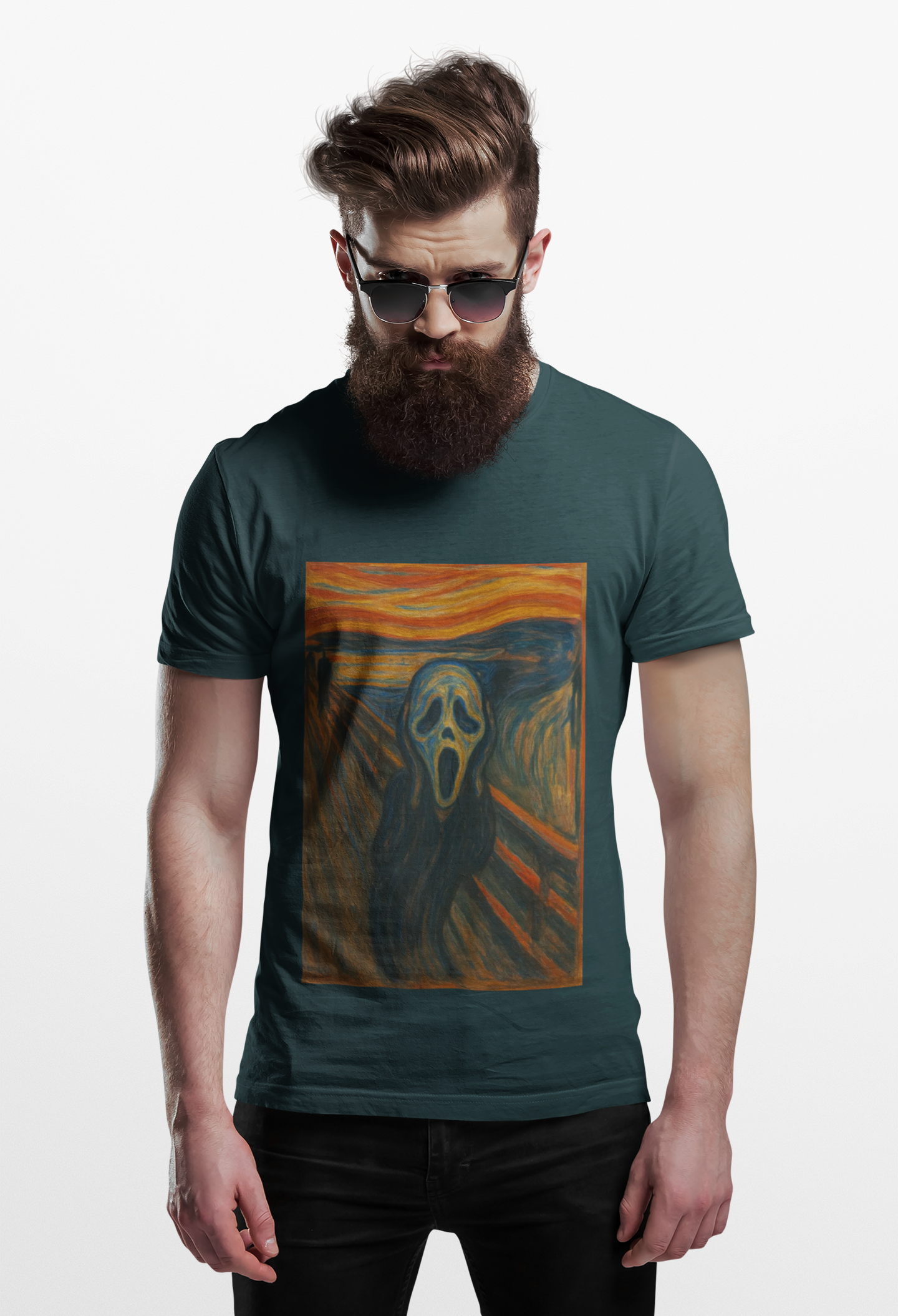 "Scream" Unisex Heavy Cotton Tee with Edvard Munch Inspired Design, Art T-Shirt, Vintage Aesthetic Tee, Gift for Art Lovers, Scream Shirt, [...]