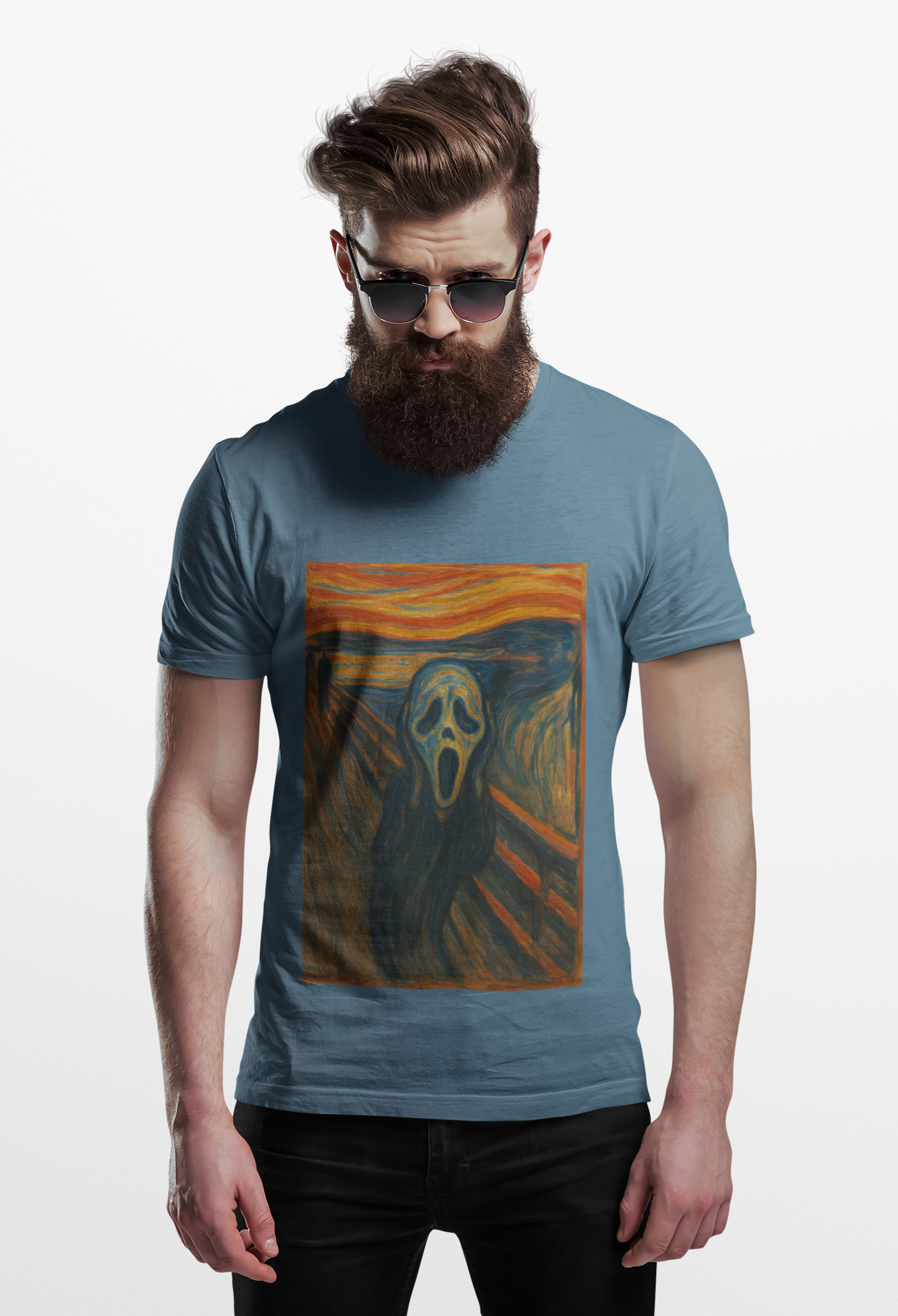 "Scream" Unisex Heavy Cotton Tee with Edvard Munch Inspired Design, Art T-Shirt, Vintage Aesthetic Tee, Gift for Art Lovers, Scream Shirt, [...]