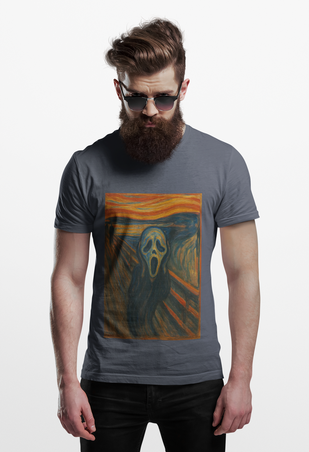 "Scream" Unisex Heavy Cotton Tee with Edvard Munch Inspired Design, Art T-Shirt, Vintage Aesthetic Tee, Gift for Art Lovers, Scream Shirt, [...]