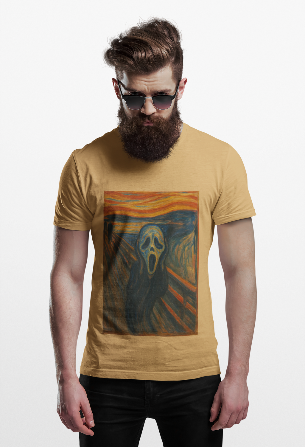 "Scream" Unisex Heavy Cotton Tee with Edvard Munch Inspired Design, Art T-Shirt, Vintage Aesthetic Tee, Gift for Art Lovers, Scream Shirt, [...]