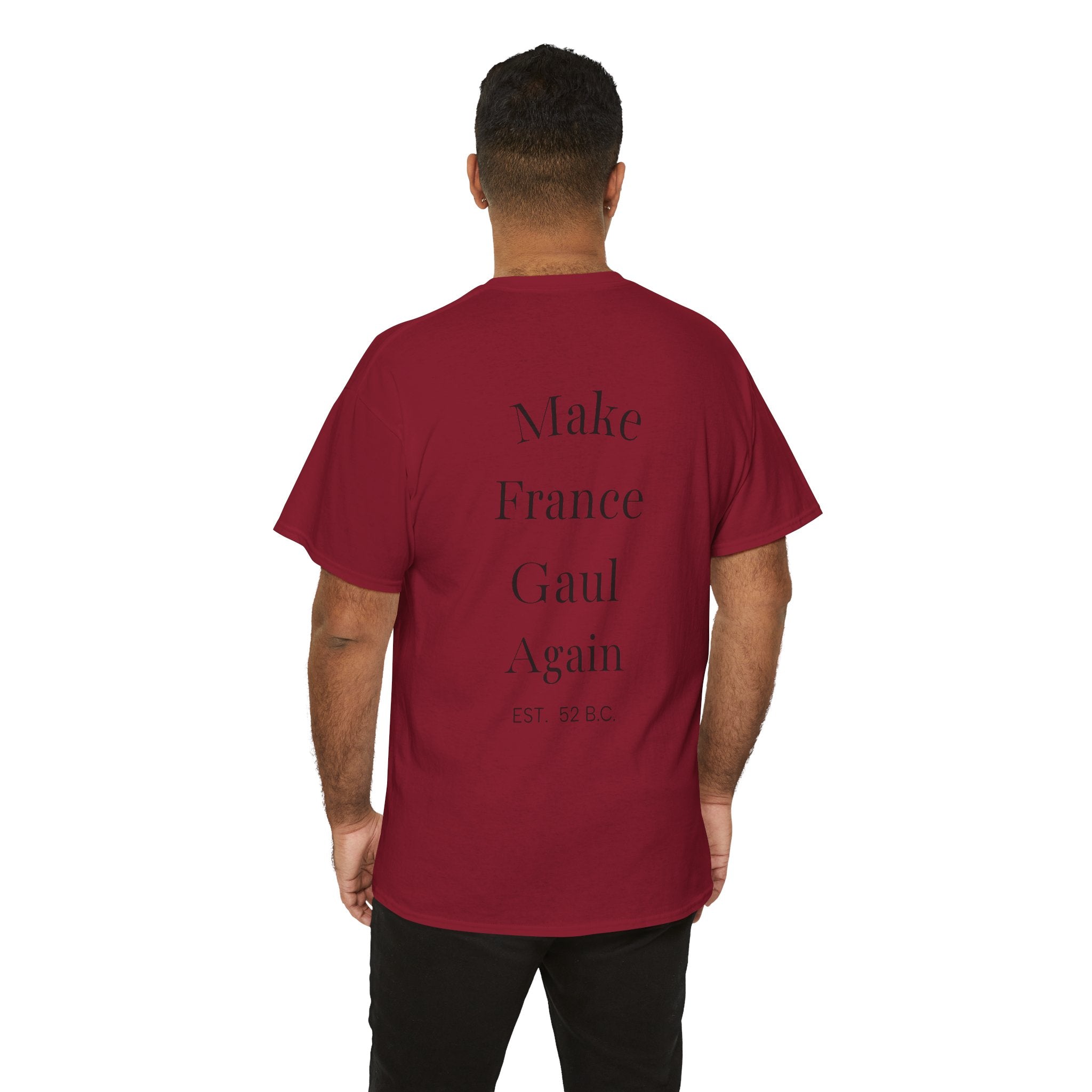 Vercingetorix 'Make France Gaul Again' T-shirt, History Lover Shirt, Cool Casual Wear, Catchy Slogan on the Back