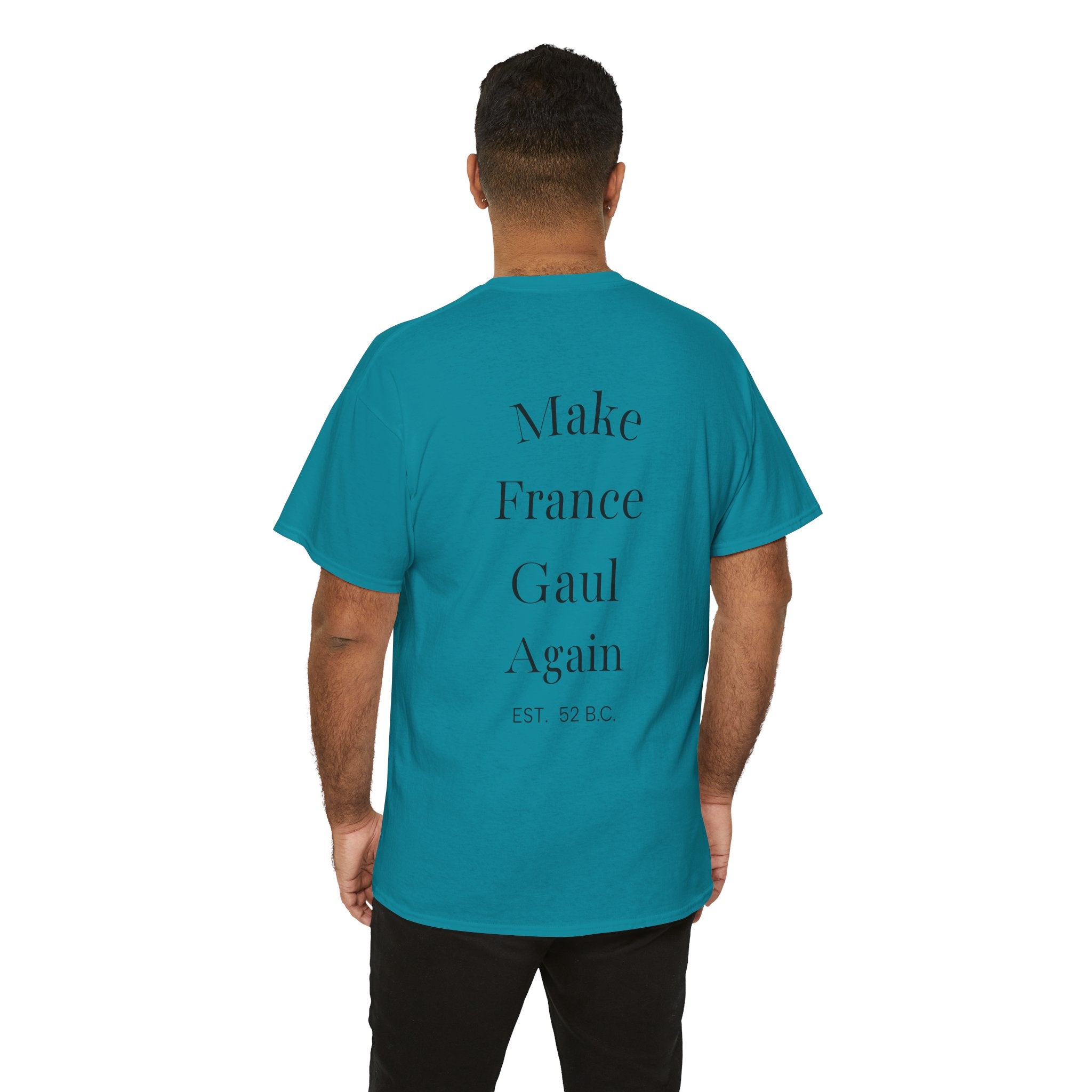 Vercingetorix 'Make France Gaul Again' T-shirt, History Lover Shirt, Cool Casual Wear, Catchy Slogan on the Back