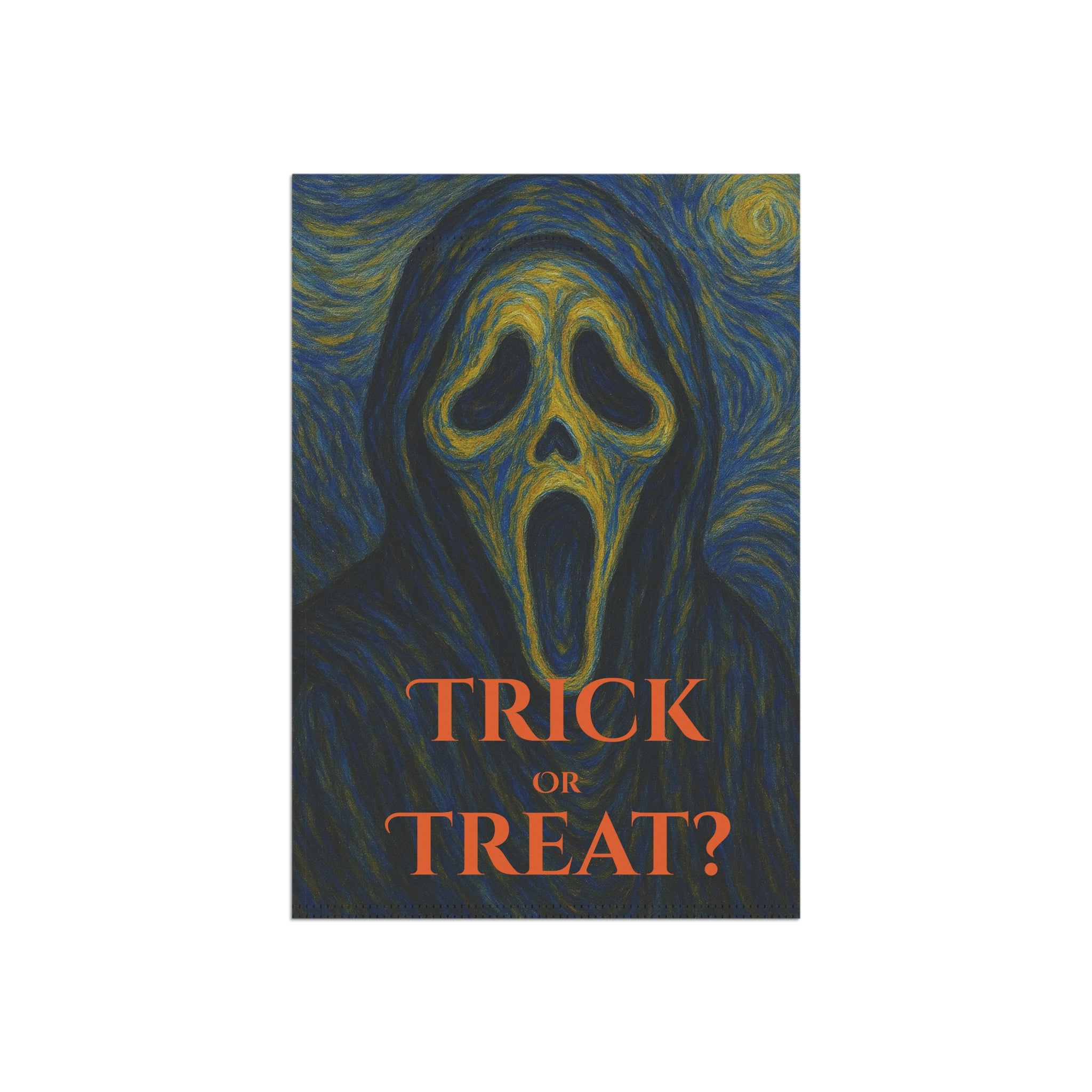 Spooky Garden Banner, Halloween Decor, Outdoor Flag, Scary Home Accents, Fall Decoration, Horror Themed Garden Flag