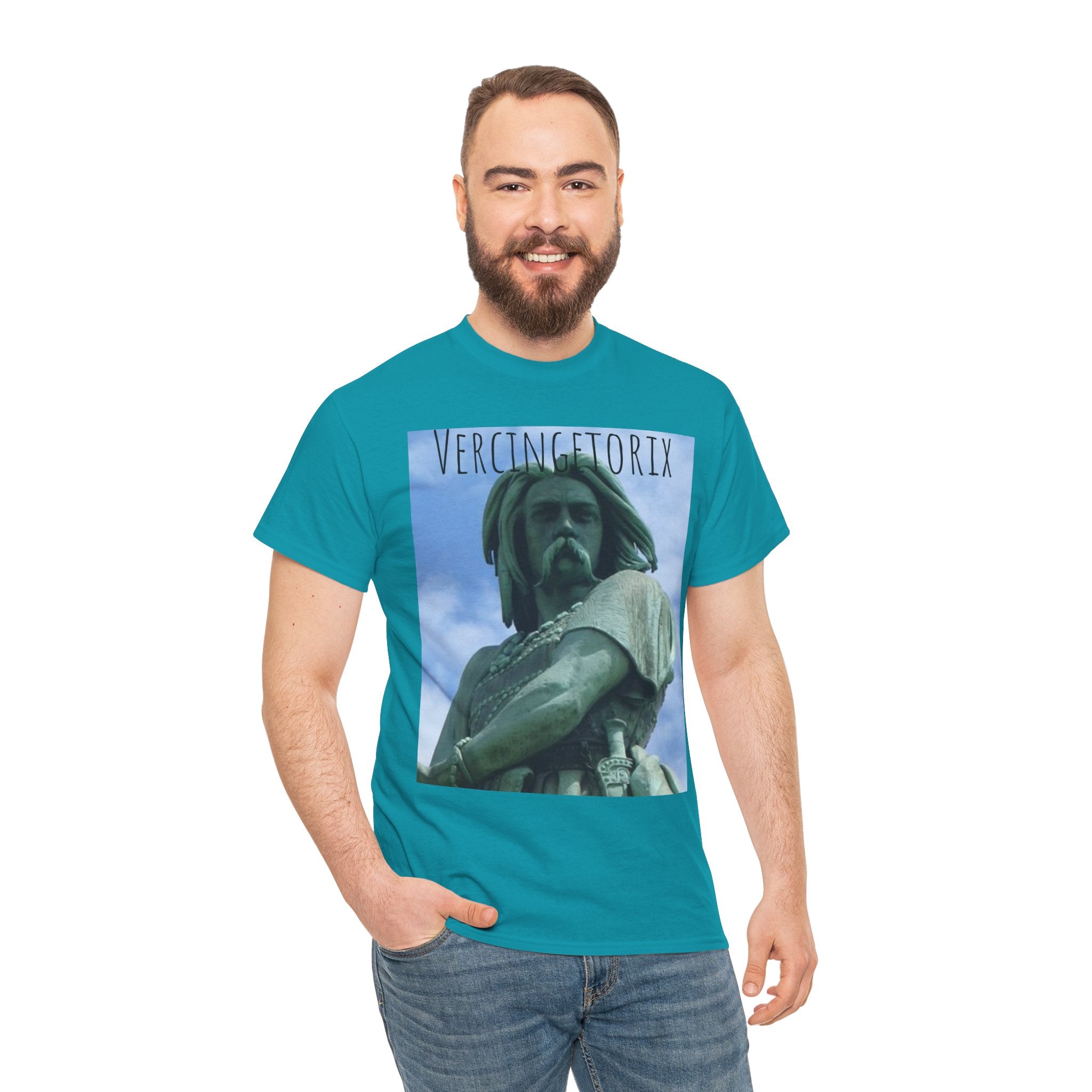 Vercingetorix 'Make France Gaul Again' T-shirt, History Lover Shirt, Cool Casual Wear, Catchy Slogan on the Back