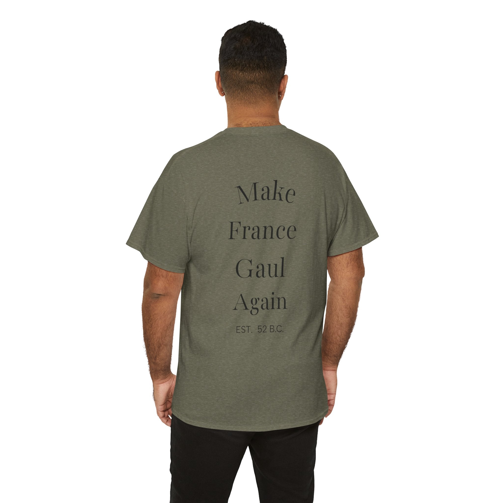 Vercingetorix 'Make France Gaul Again' T-shirt, History Lover Shirt, Cool Casual Wear, Catchy Slogan on the Back